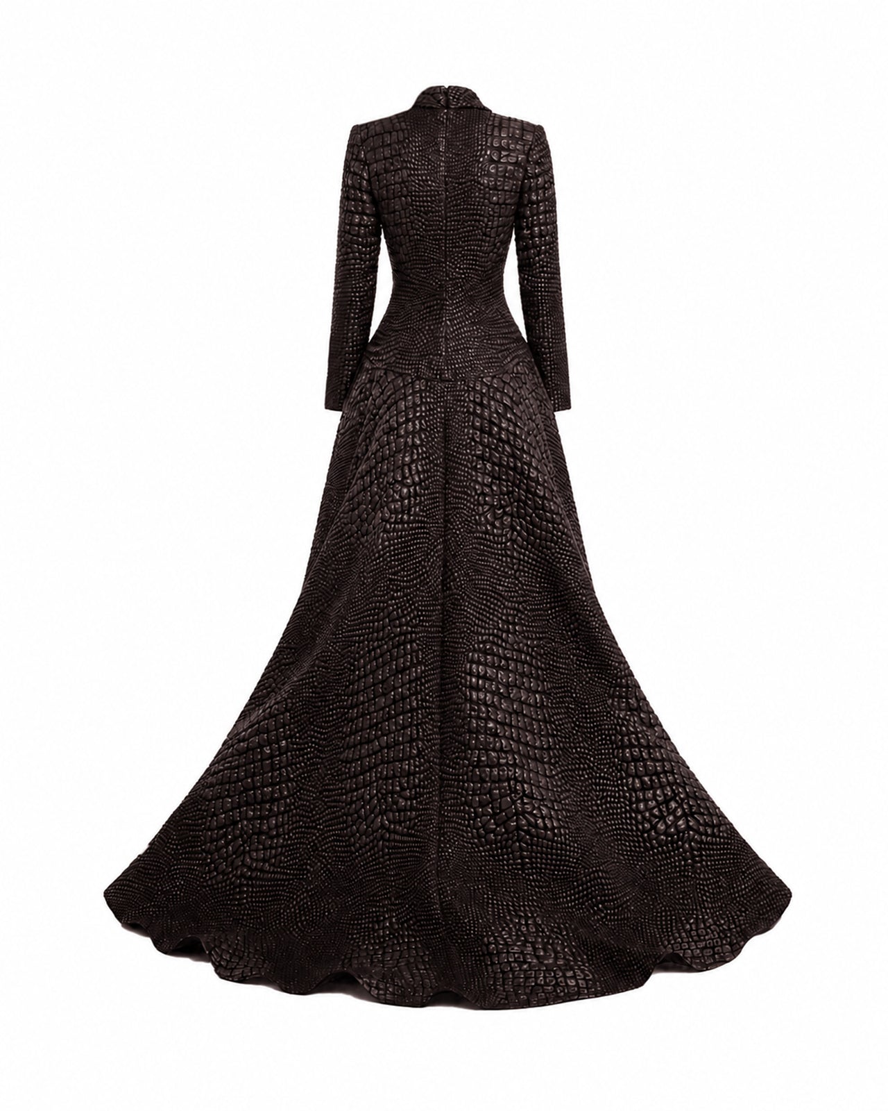 Textured V-Neck Dress