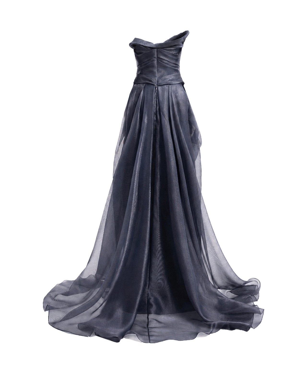 Strapless Draped Dress