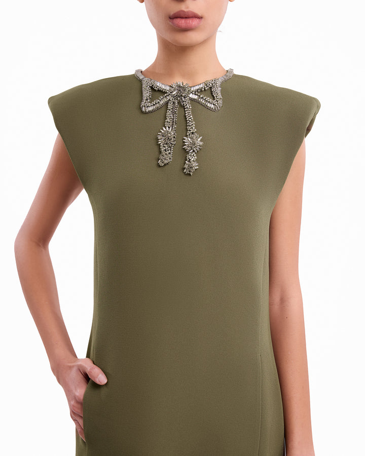 Bow Detail Straight Dress