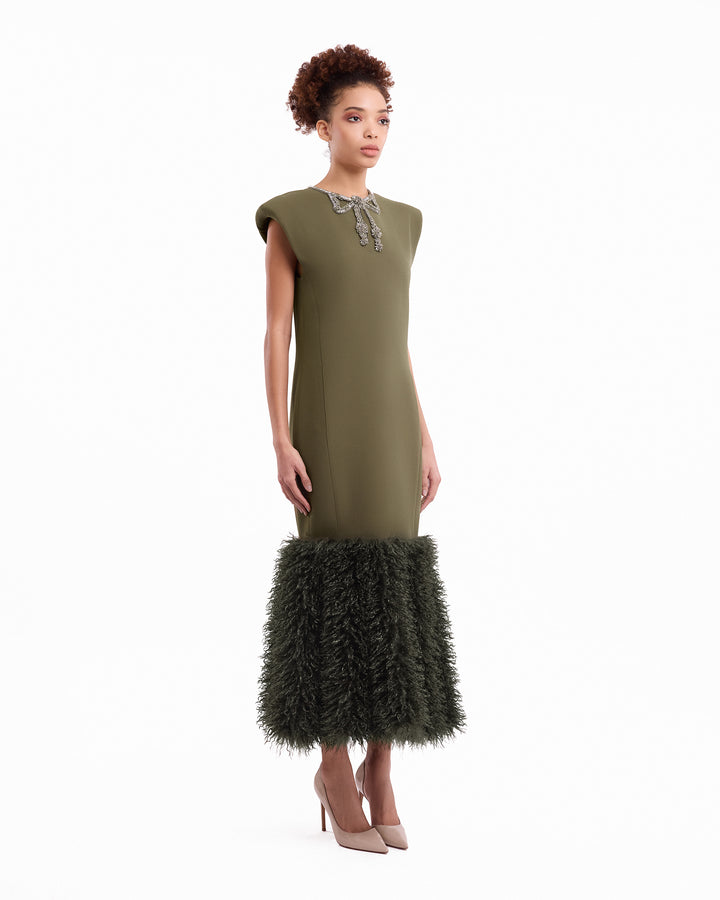 Bow Detail Straight Dress