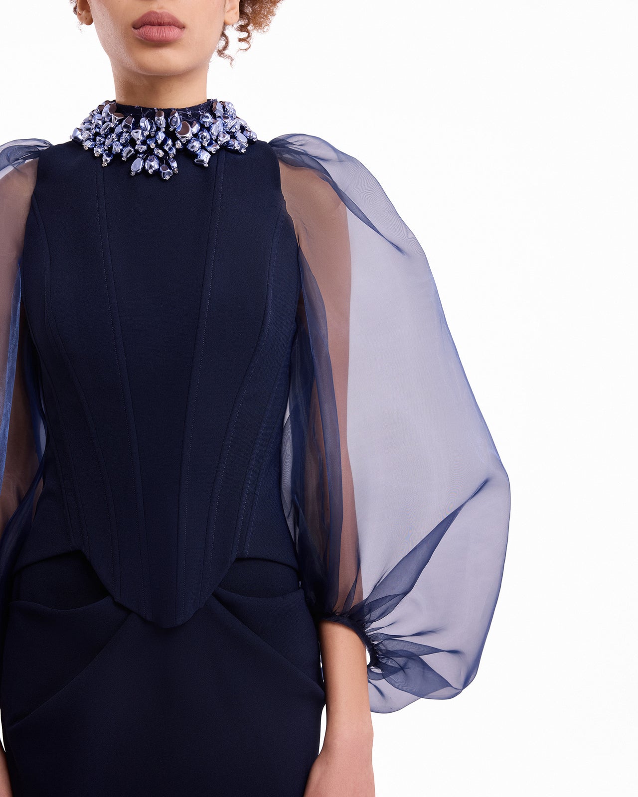 Beaded High-Neck Set