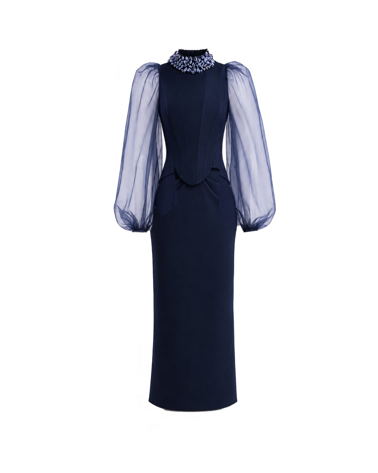 Beaded High-Neck Set