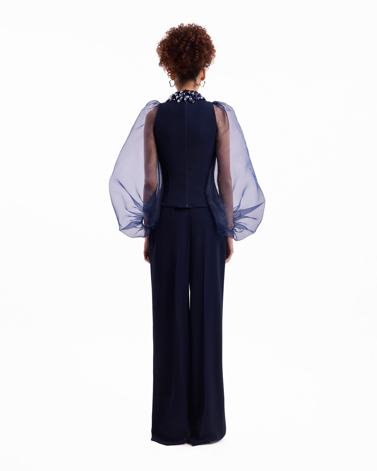 Embellished High-Neck Set