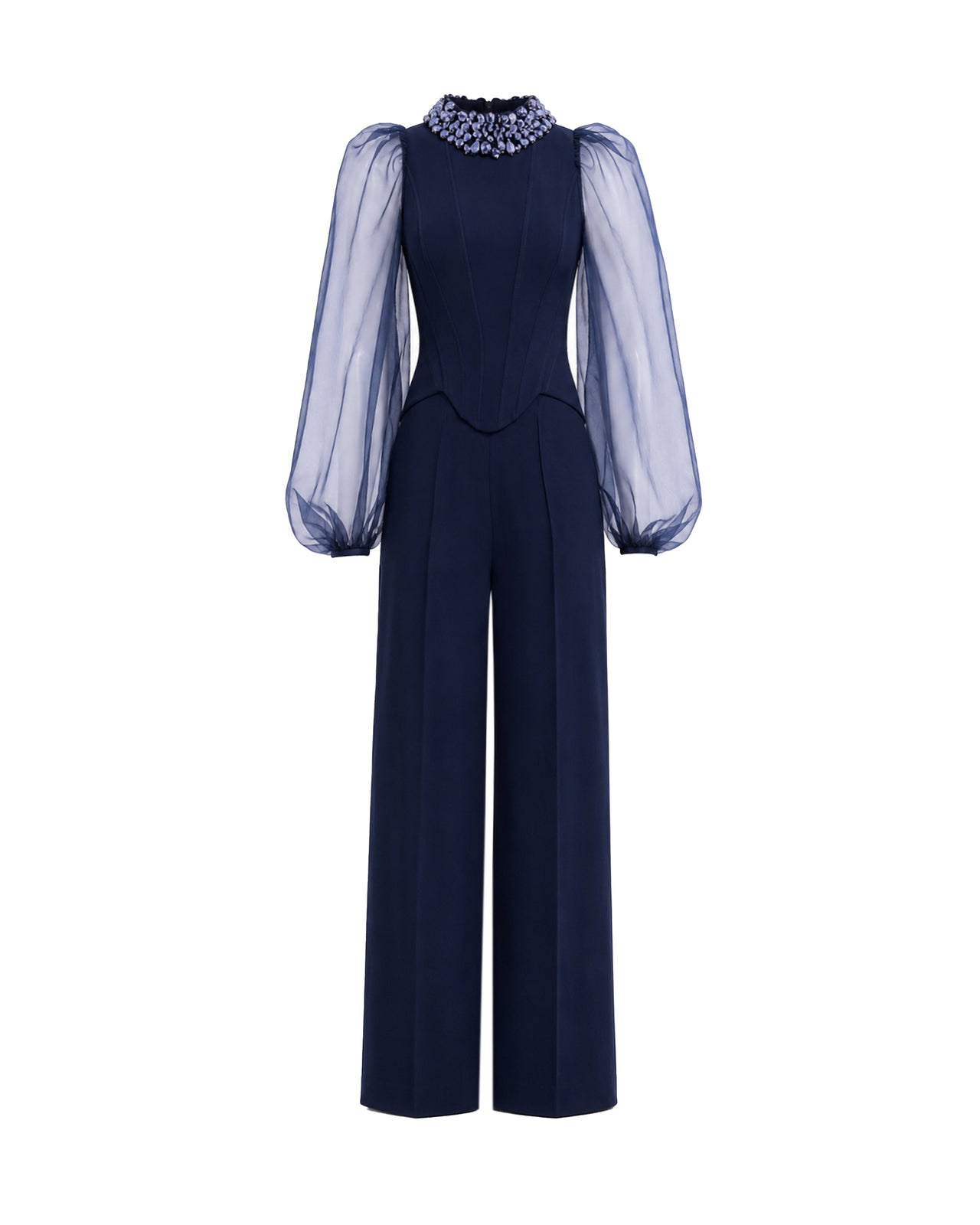 Embellished High-Neck Set