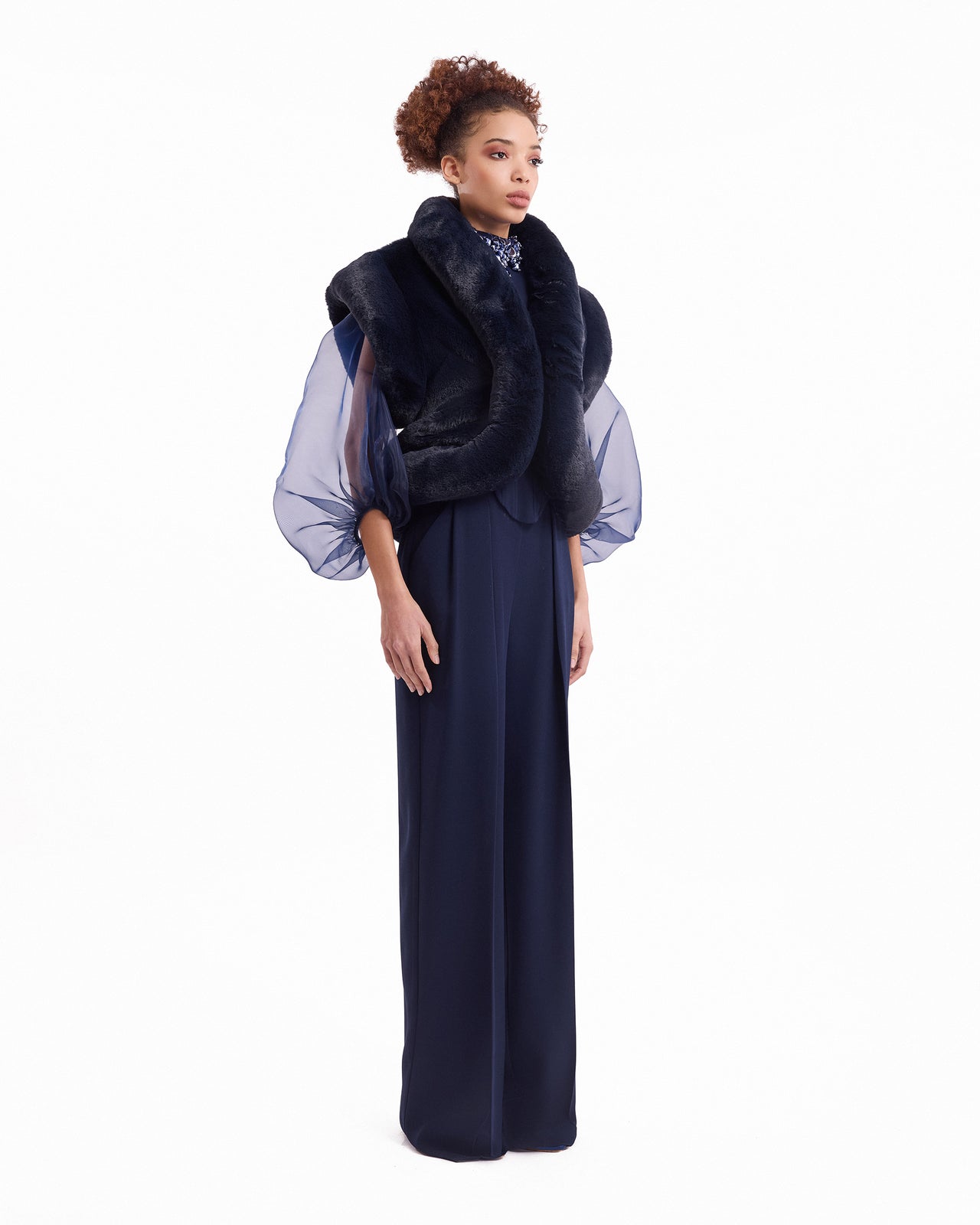 Embellished High-Neck Set