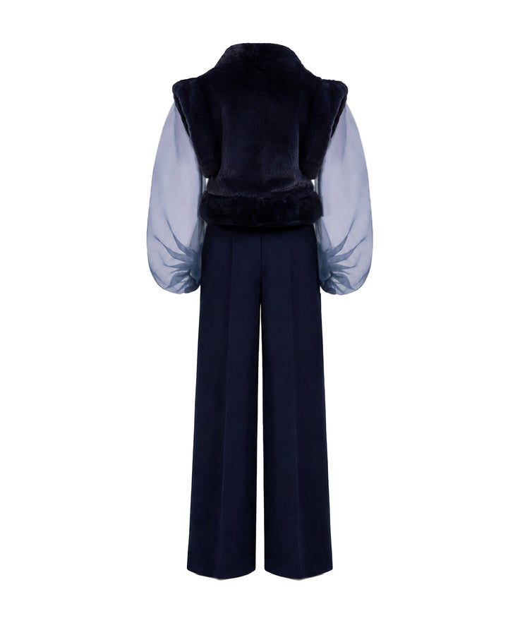 Embellished High-Neck Set