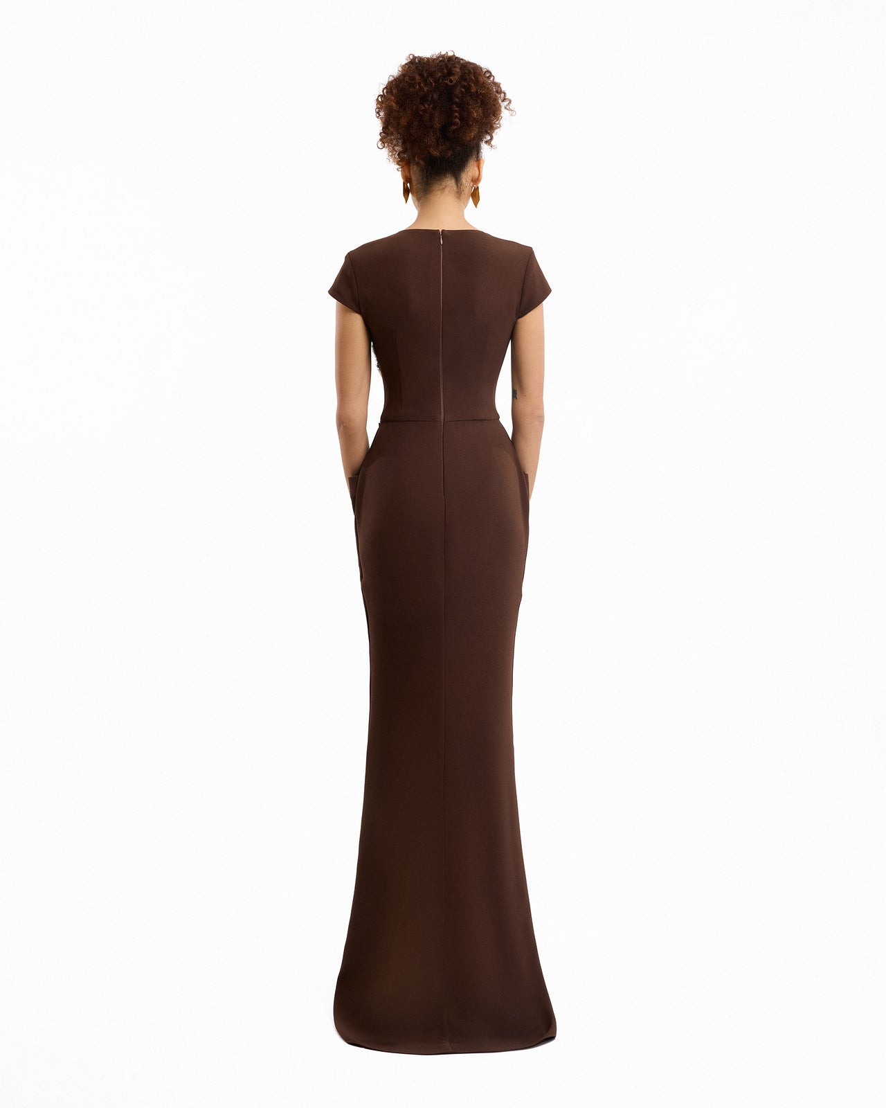 V-Neck Embellished Dress