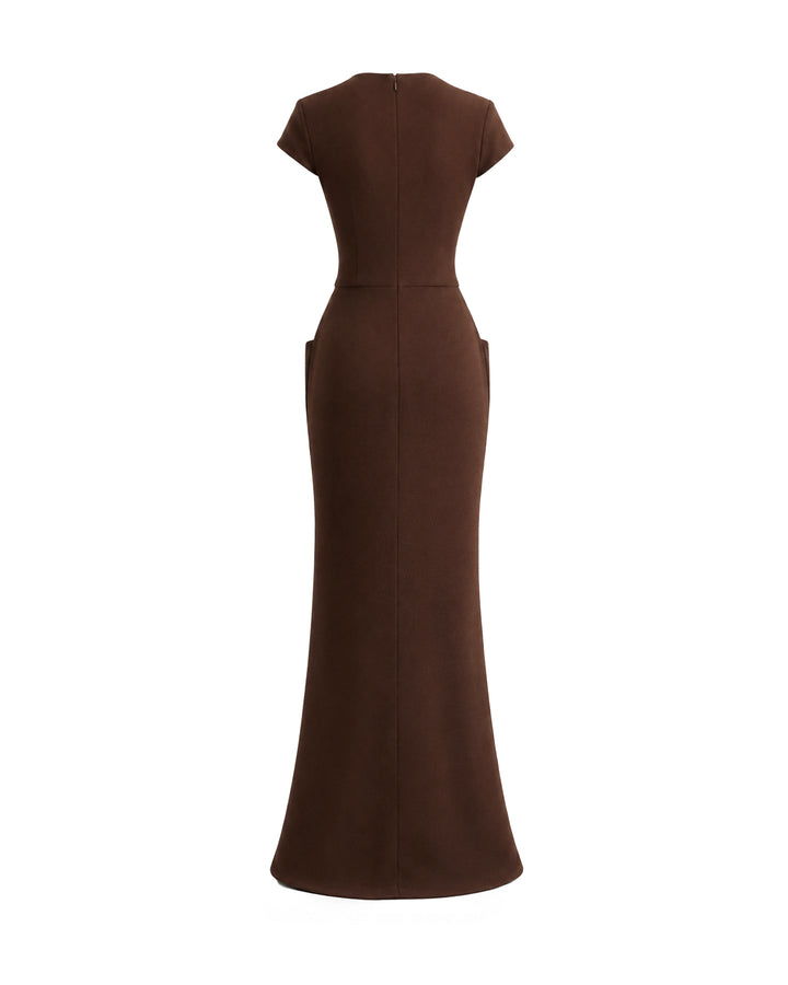 V-Neck Embellished Dress
