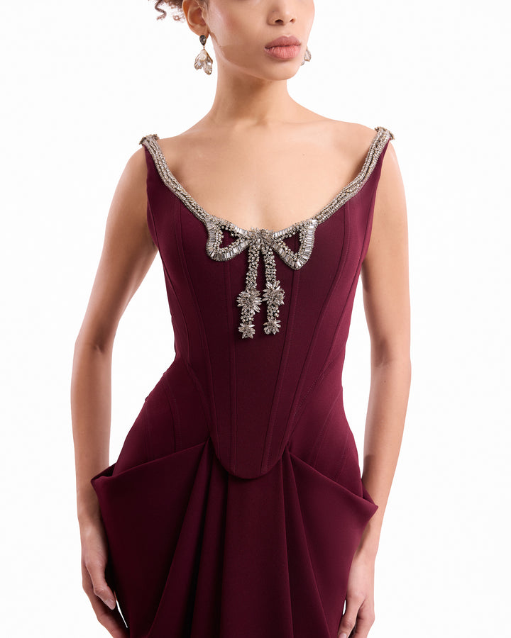 Beaded Bow Dress