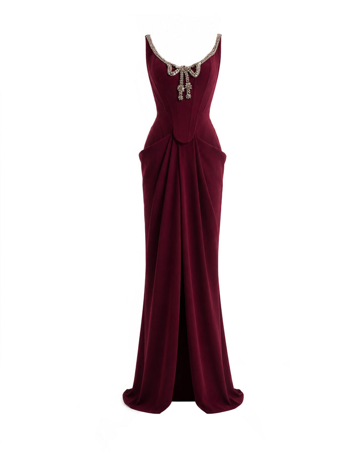 Beaded Bow Dress