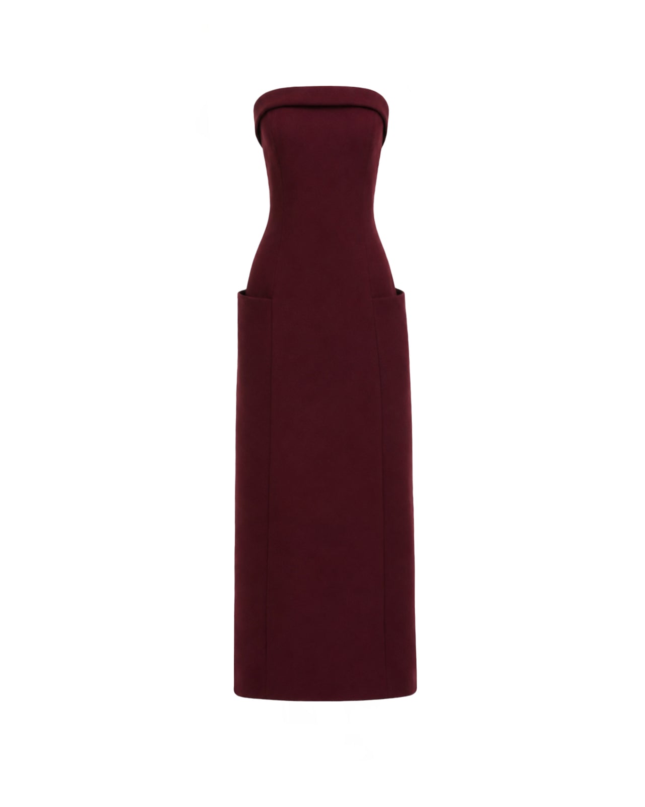 Strapless Midi Dress