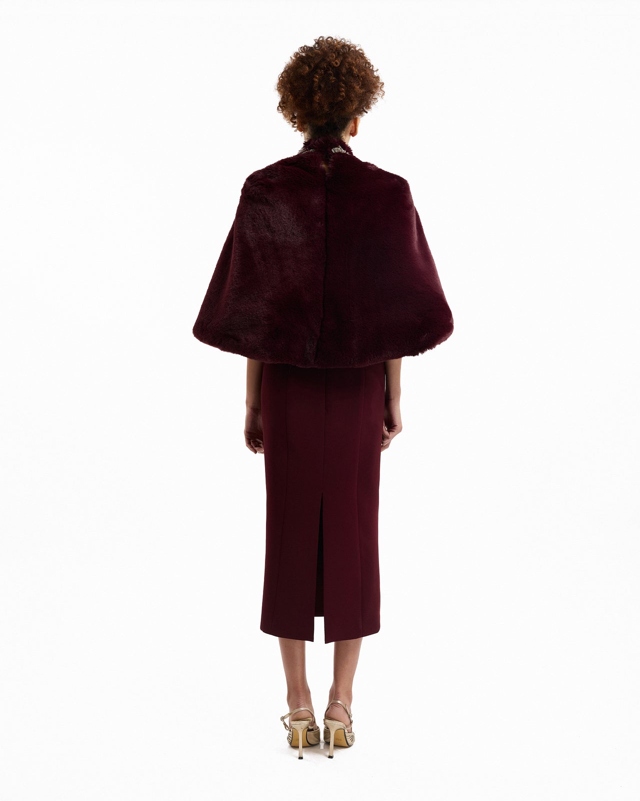 Strapless Midi Dress with Bolero
