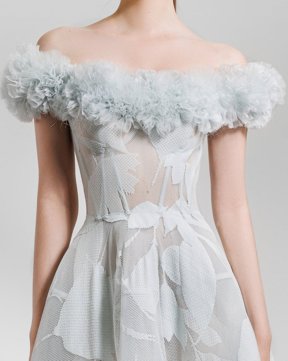 Rushed Off - The - Shoulders Dress - Gemy Maalouf