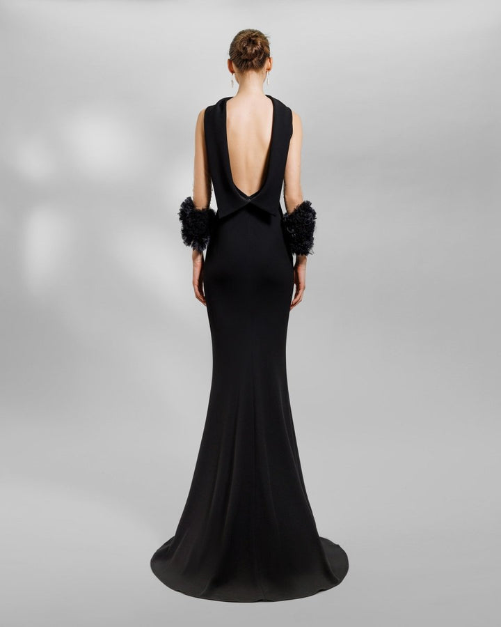 Halterneck Slim - Cut Dress - Gemy Maalouf