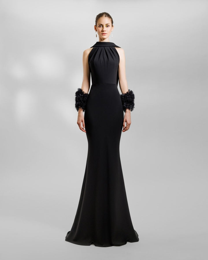 Halterneck Slim - Cut Dress - Gemy Maalouf