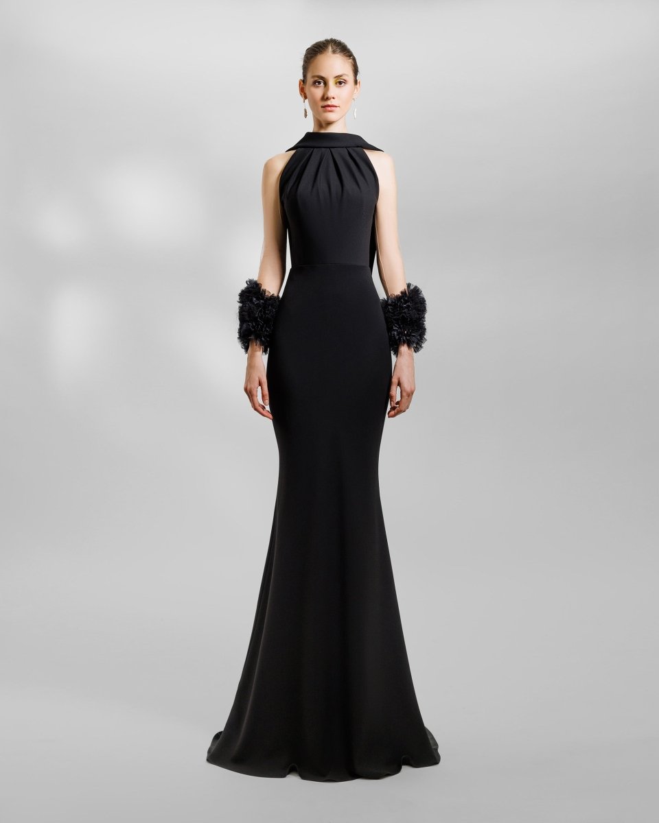 Halterneck Slim - Cut Dress - Gemy Maalouf
