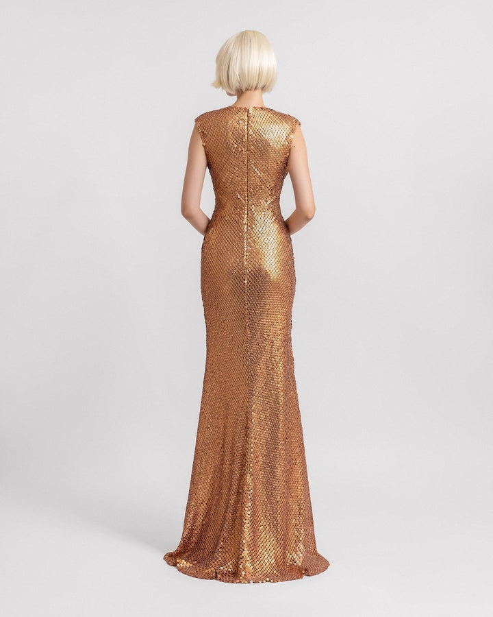 Cowl - Neckline Dress - Gemy Maalouf