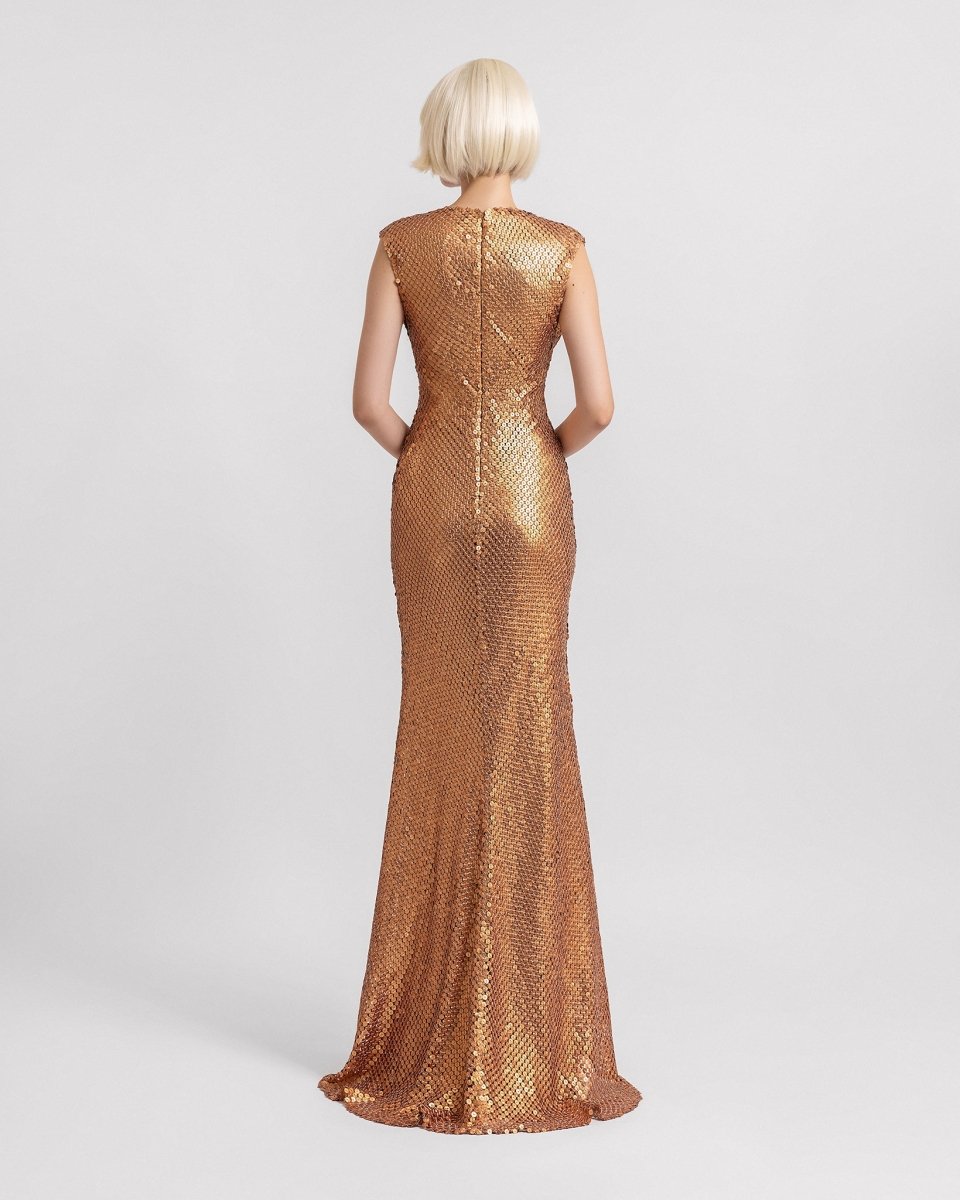 Cowl - Neckline Dress - Gemy Maalouf