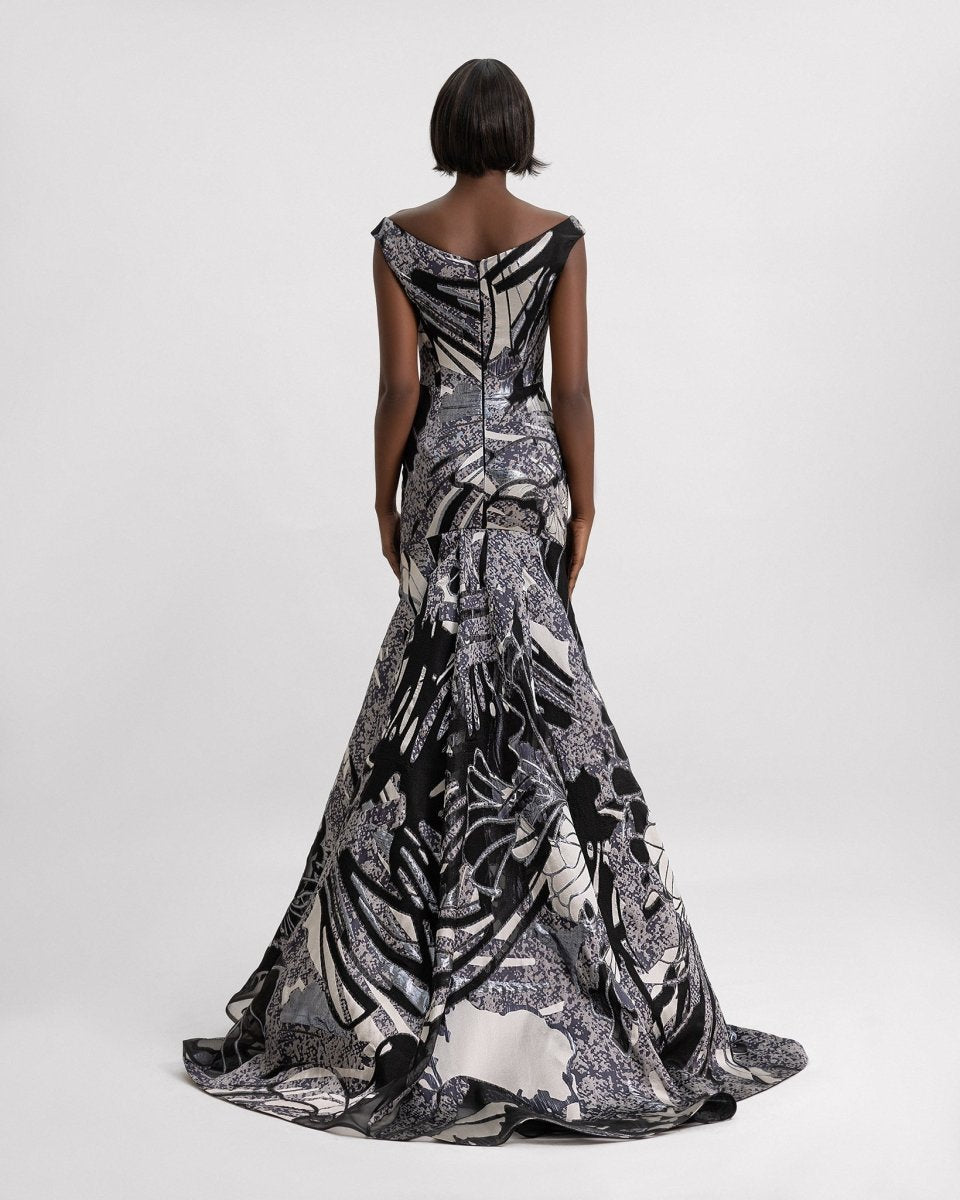 Bateau Collar Dress - Gemy Maalouf