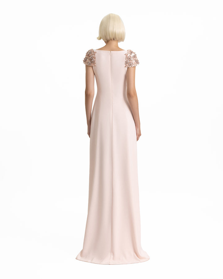 Beaded Shoulder Dress