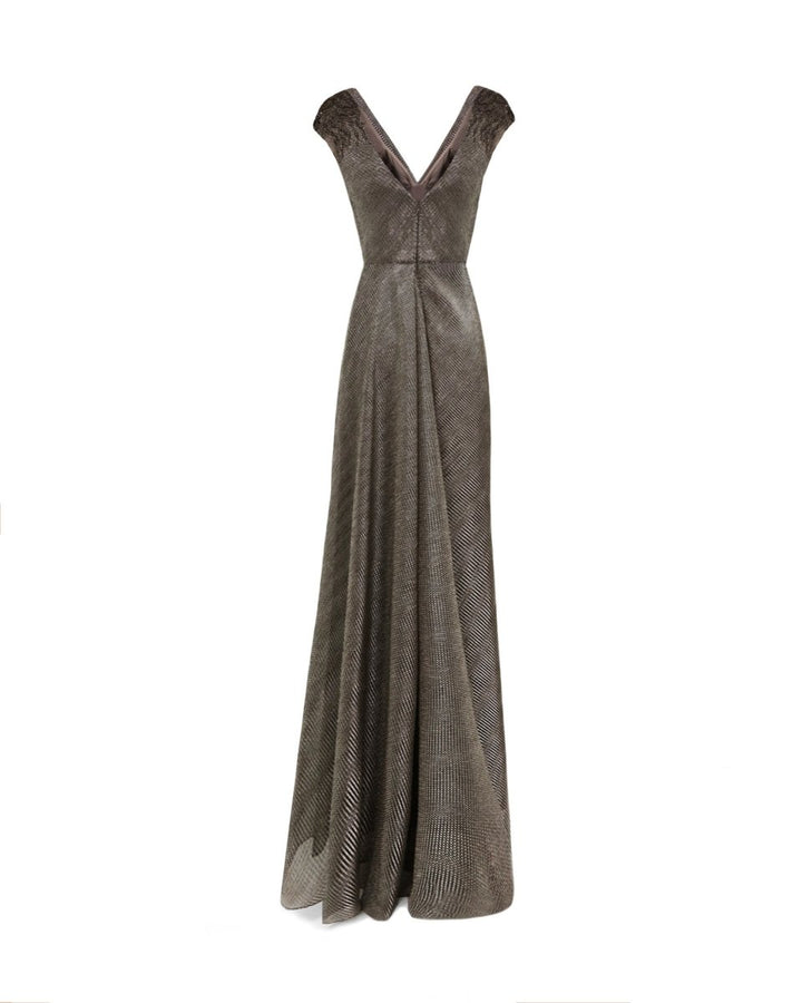 Draped Cowl - Neckline Dress - Gemy Maalouf