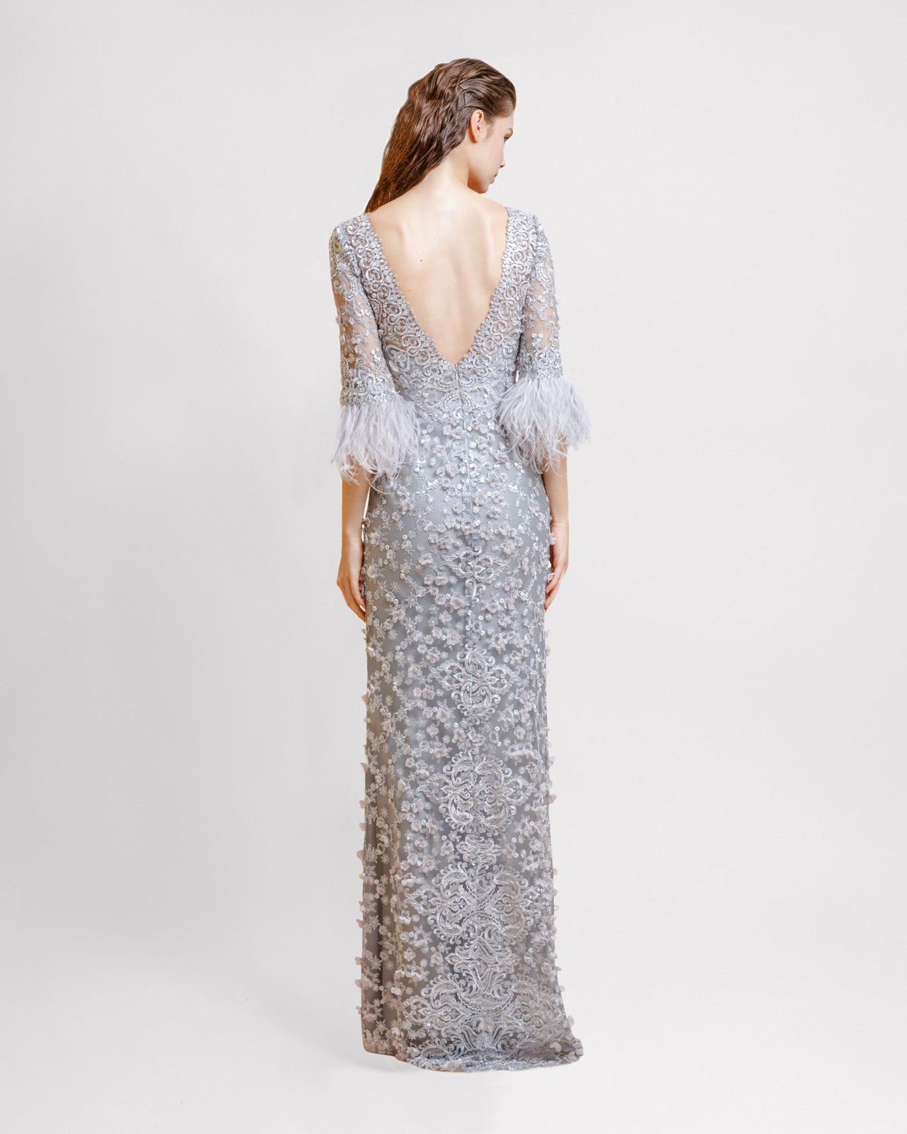 Fitted Embroidered Dress