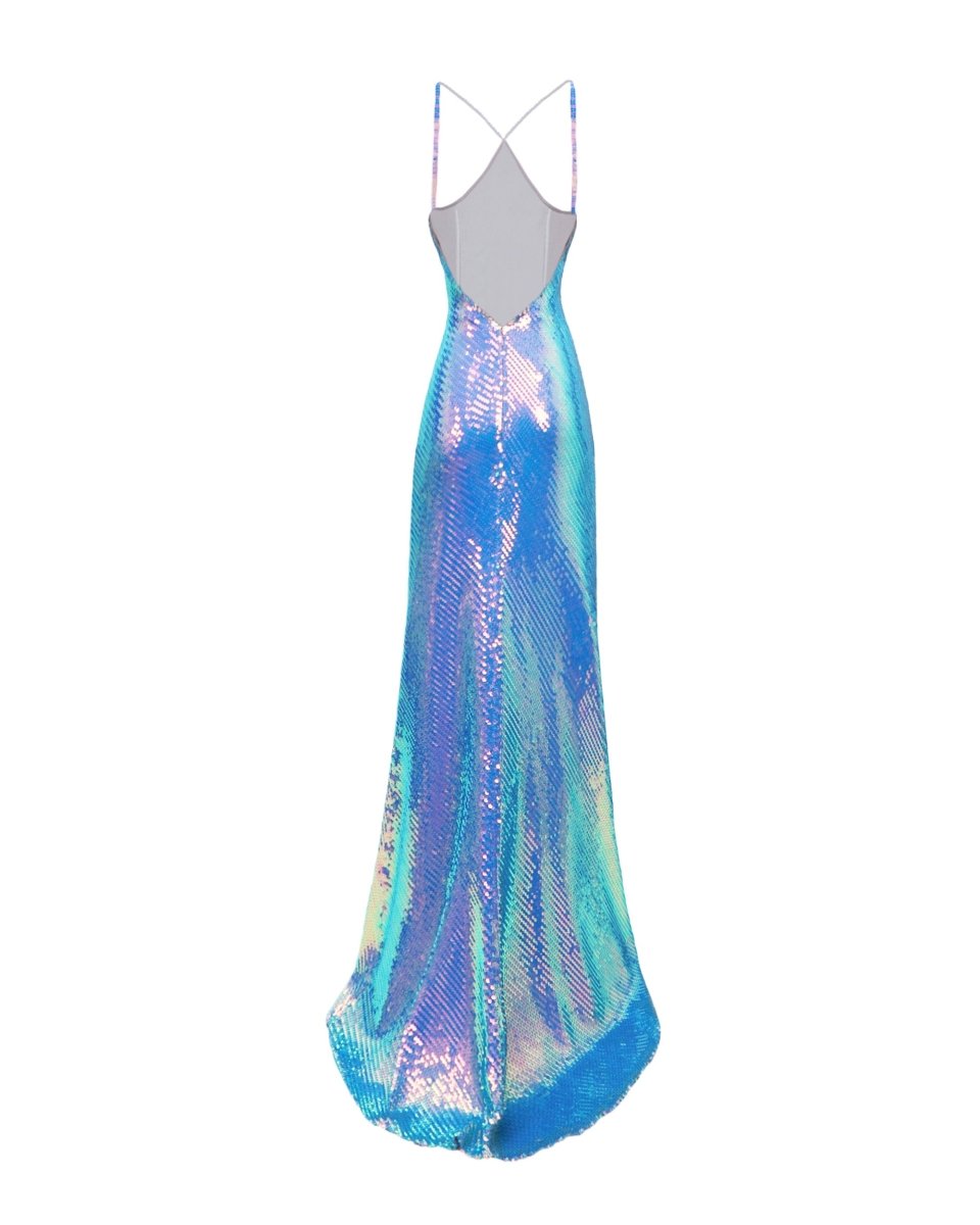 Halter - Neck Slim - Cut Dress - Gemy Maalouf