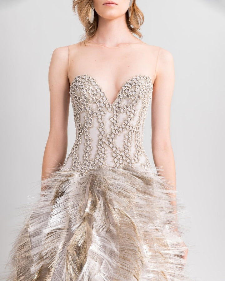 Strapless Gown - Gemy Maalouf