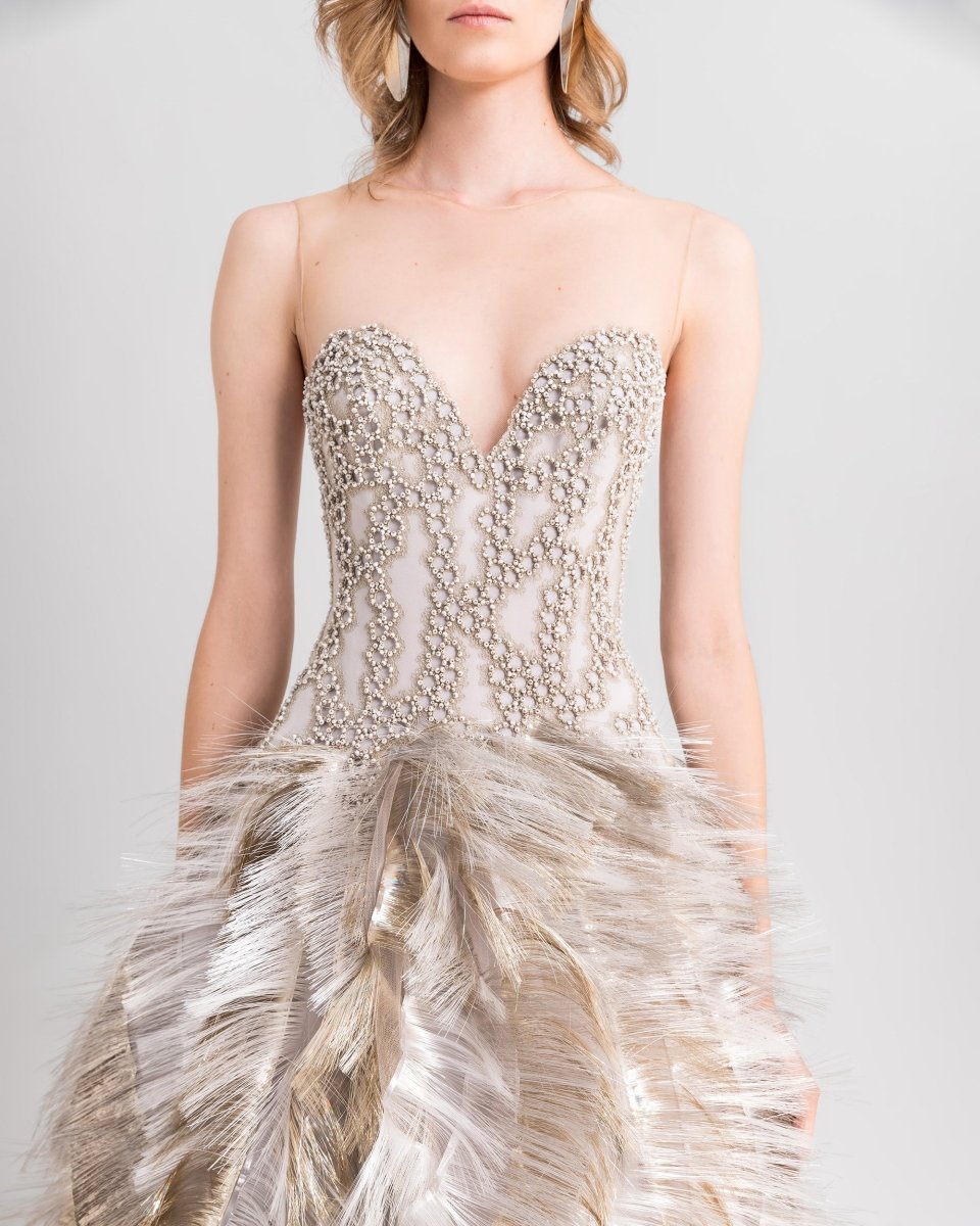 Strapless Gown - Gemy Maalouf