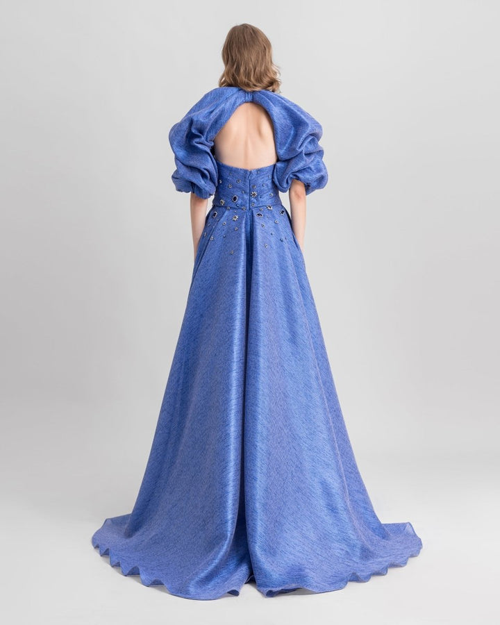 Strapless Princess - Cut Dress With Bolero - Gemy Maalouf