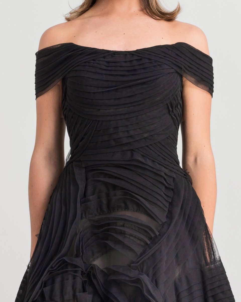 Off - The - shoulders Tulle Gown - Gemy Maalouf