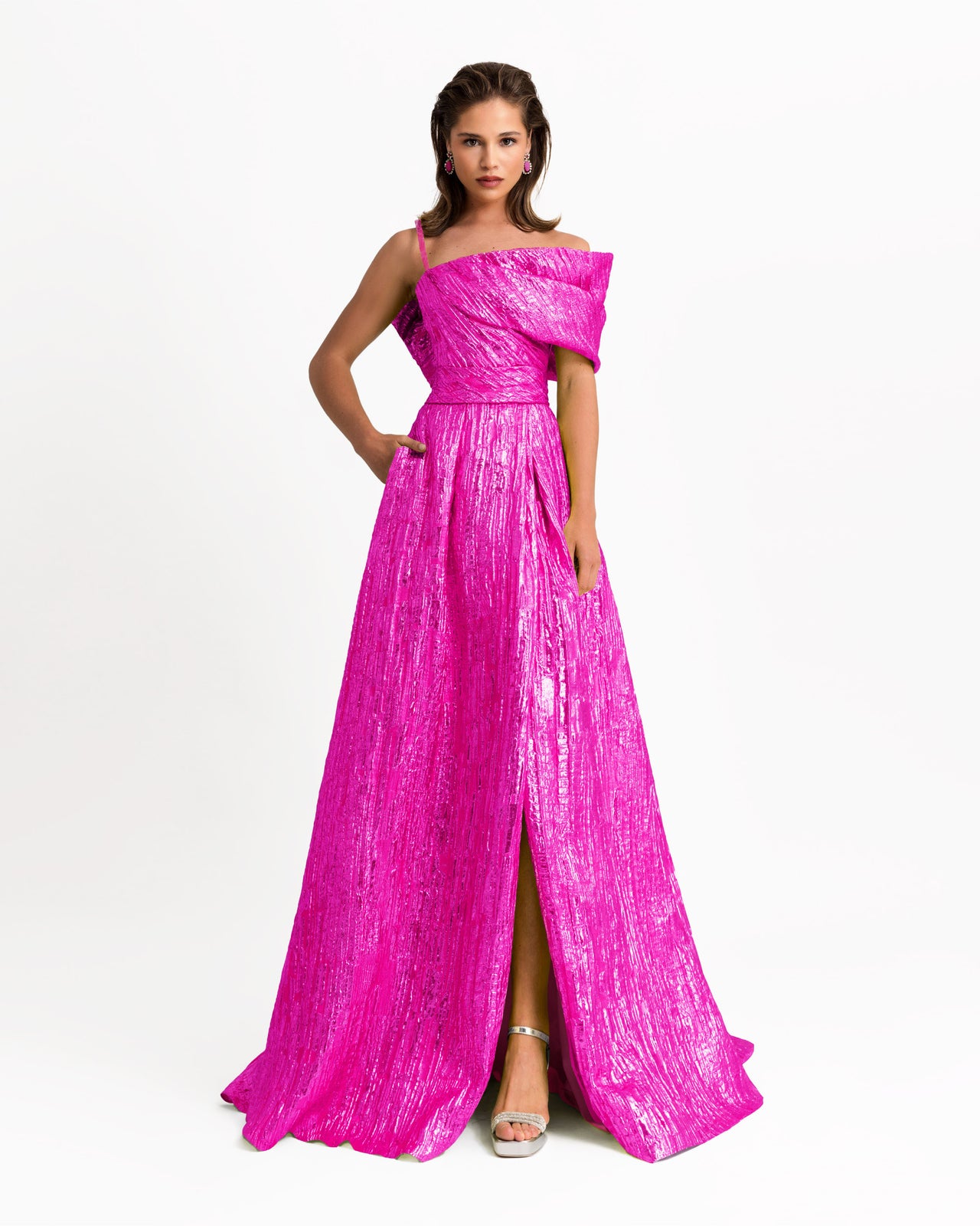 Gemy Maalouf | Evening Dresses | Dress With A Back Bow Design Gemy Maalouf | Evening Dresses | Dress With A Back Bow Design