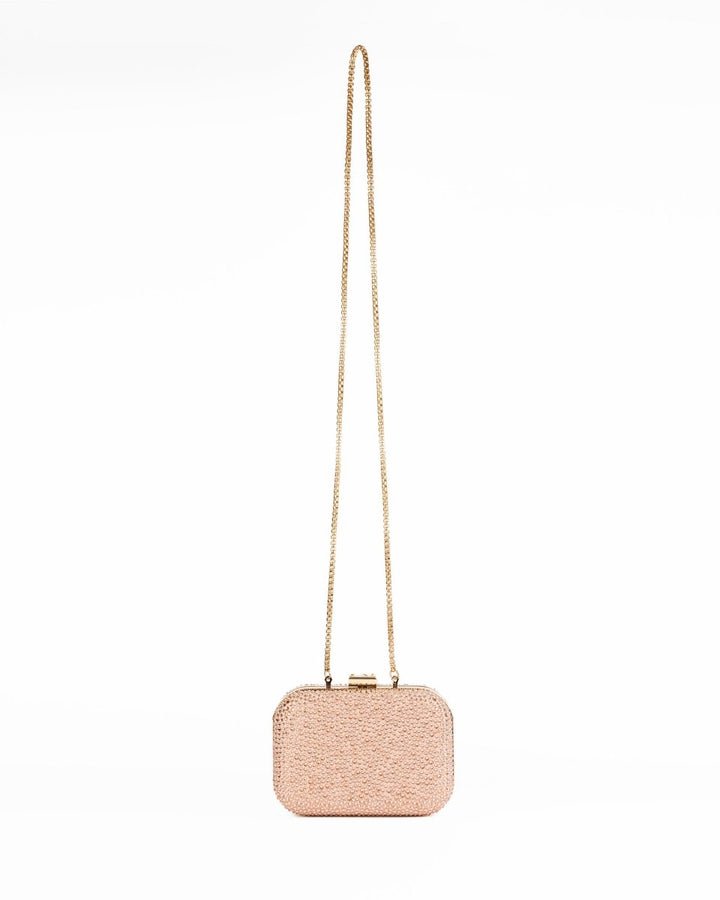 Crystal - Embellished Crepe Clutch - Gemy Maalouf