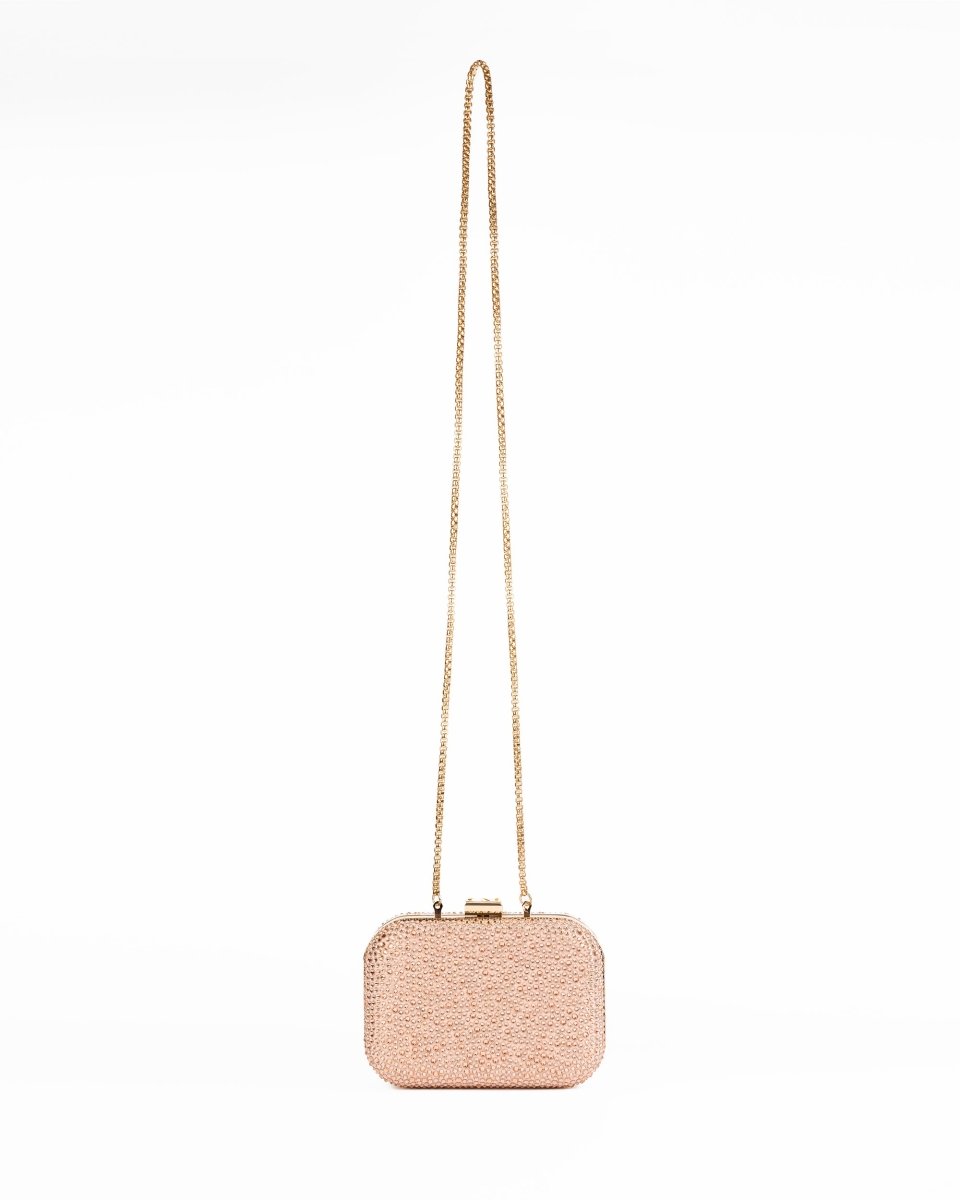 Crystal - Embellished Crepe Clutch - Gemy Maalouf