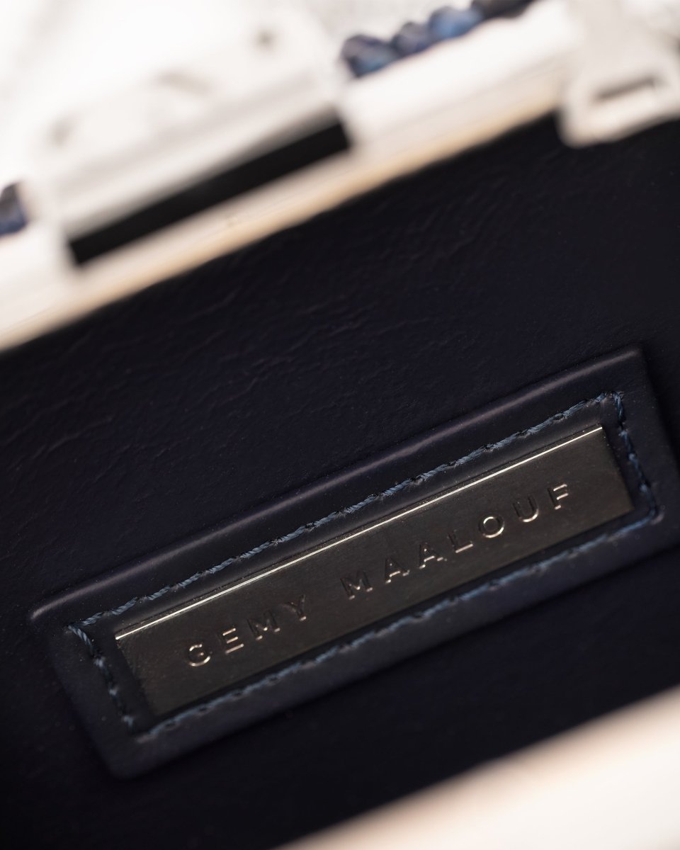 Crystal - Embellished Crepe Clutch - Gemy Maalouf