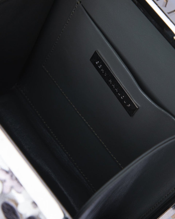 Flower Embellished Clutch - Gemy Maalouf