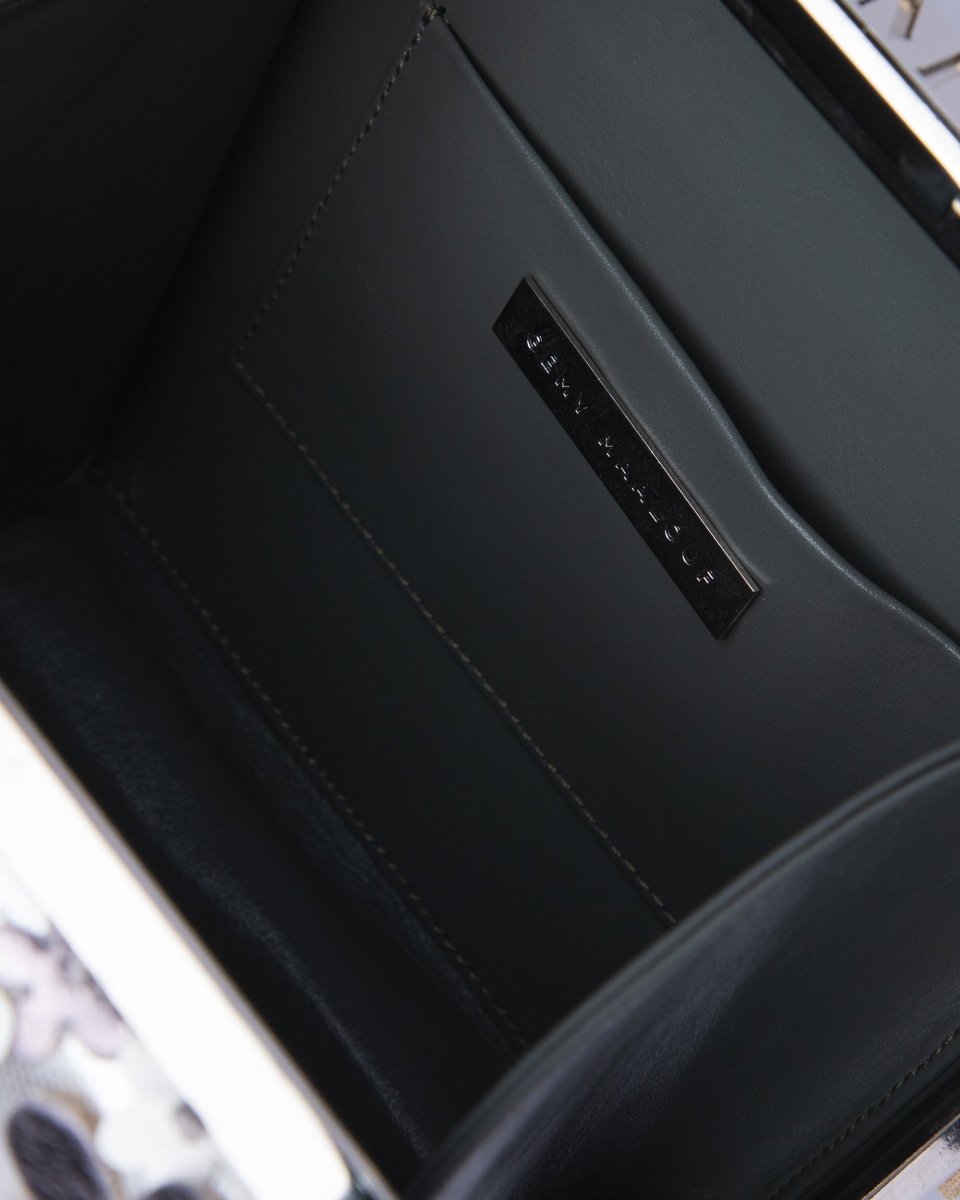 Flower Embellished Clutch - Gemy Maalouf