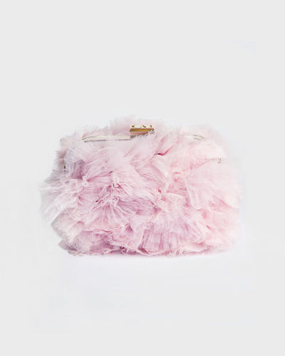 Rushed Tulle Clutch