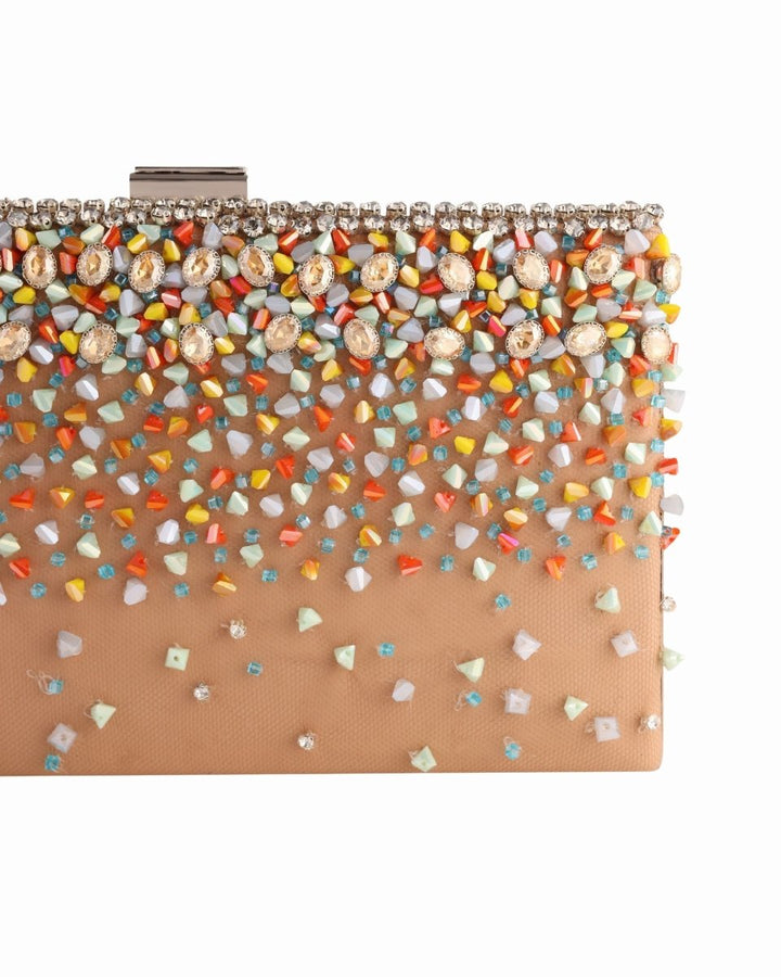 Bejeweled Coffee Clutch - Gemy Maalouf