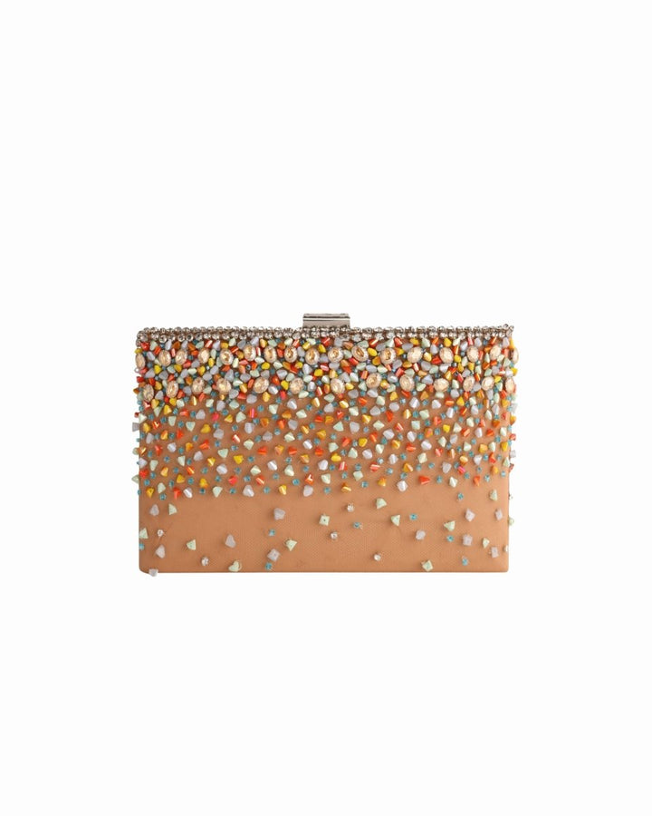 Bejeweled Coffee Clutch - Gemy Maalouf