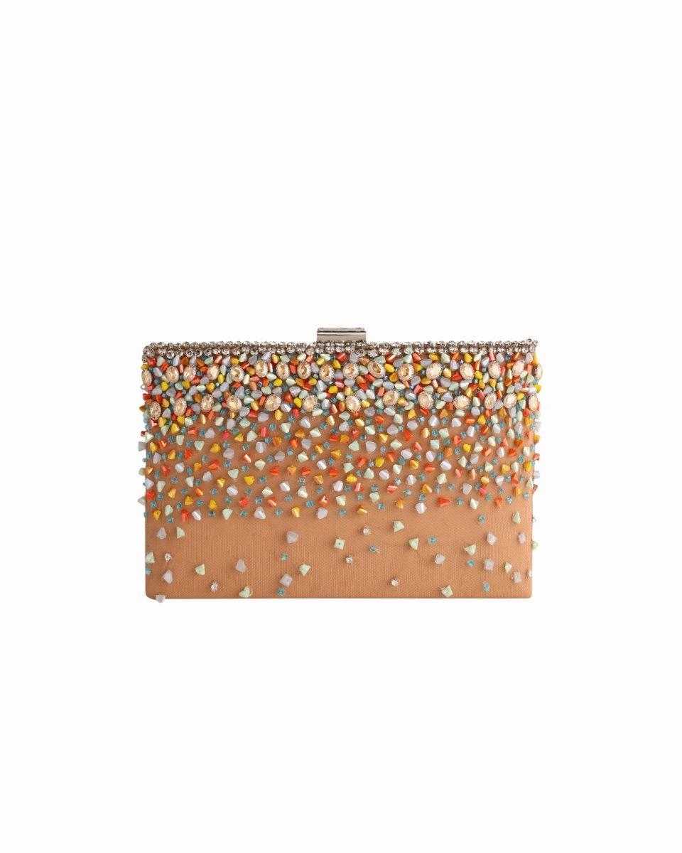 Bejeweled Coffee Clutch - Gemy Maalouf
