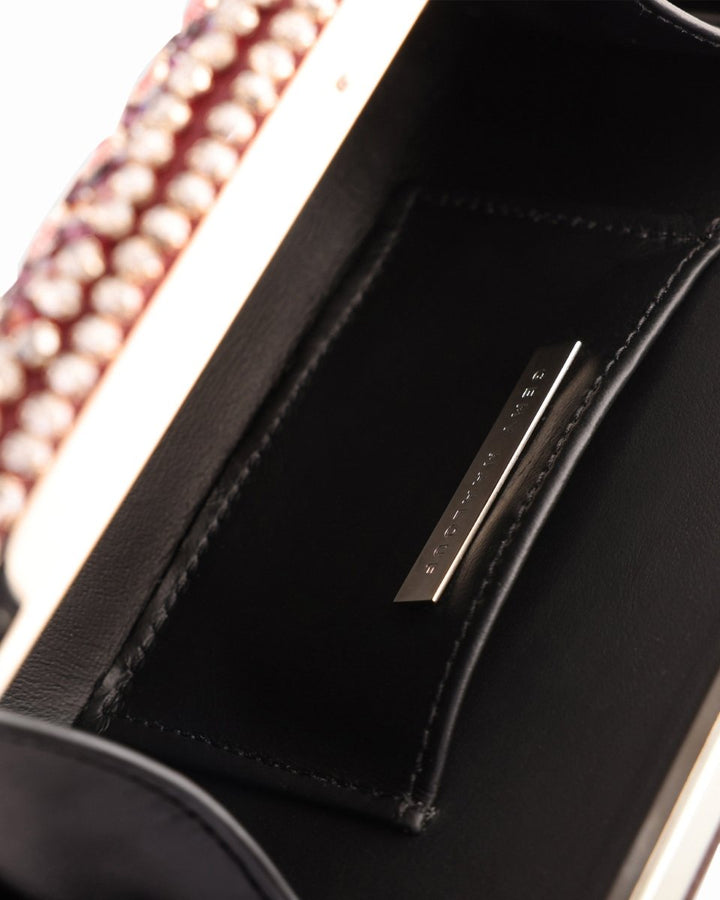 Bejeweled Wine Clutch - Gemy Maalouf
