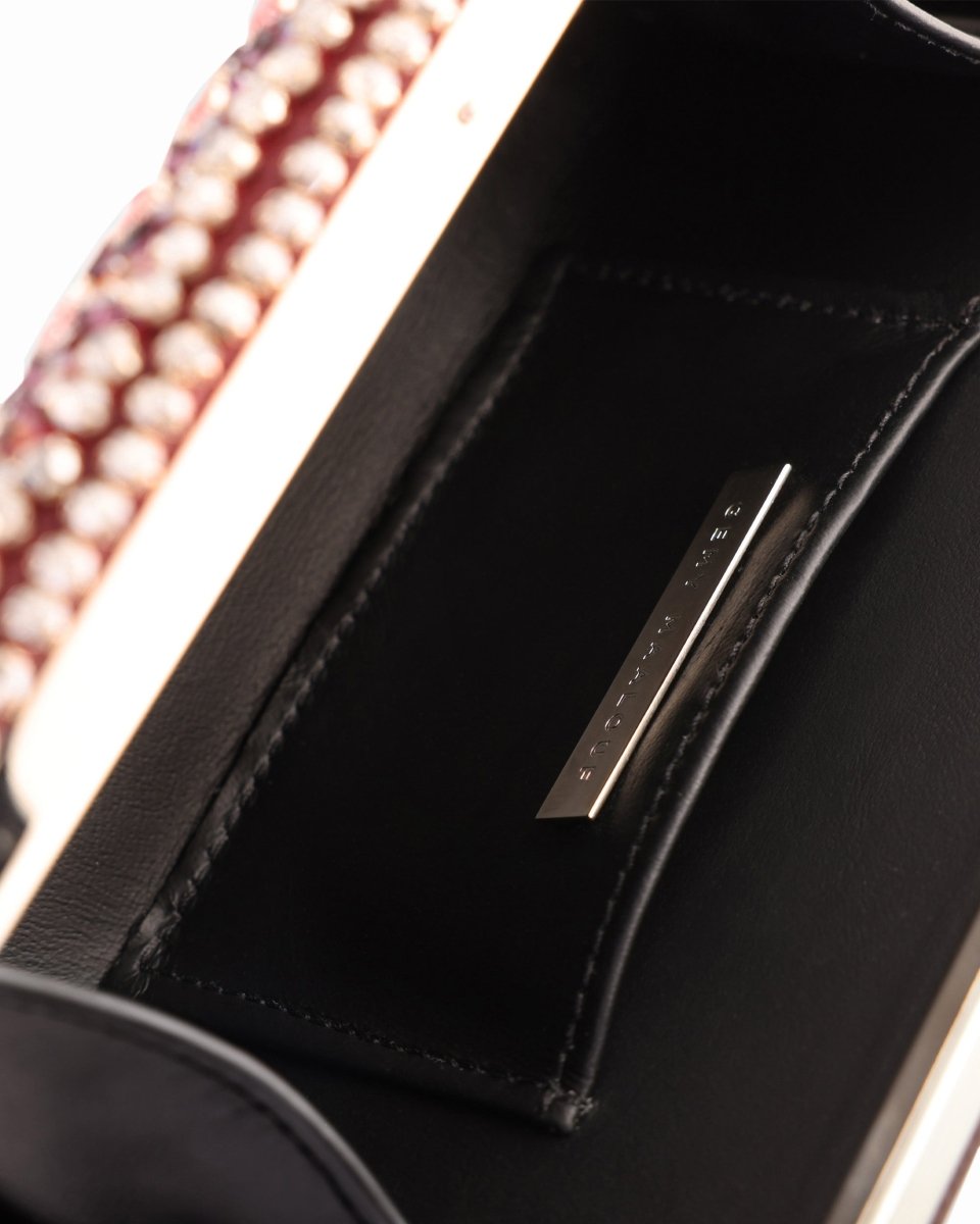 Bejeweled Wine Clutch - Gemy Maalouf