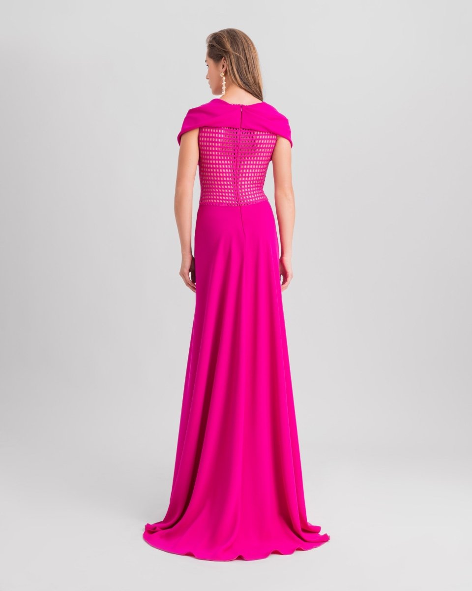 Bow - Like Shoulders Dress - Gemy Maalouf