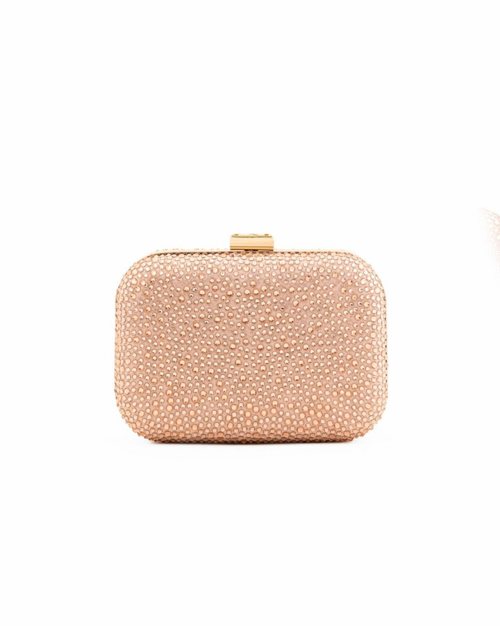Crystal - Embellished Crepe Clutch - Gemy Maalouf