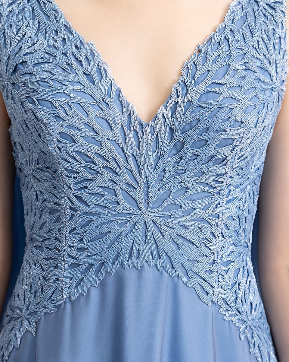 Beaded Corset Dress - Gemy Maalouf
