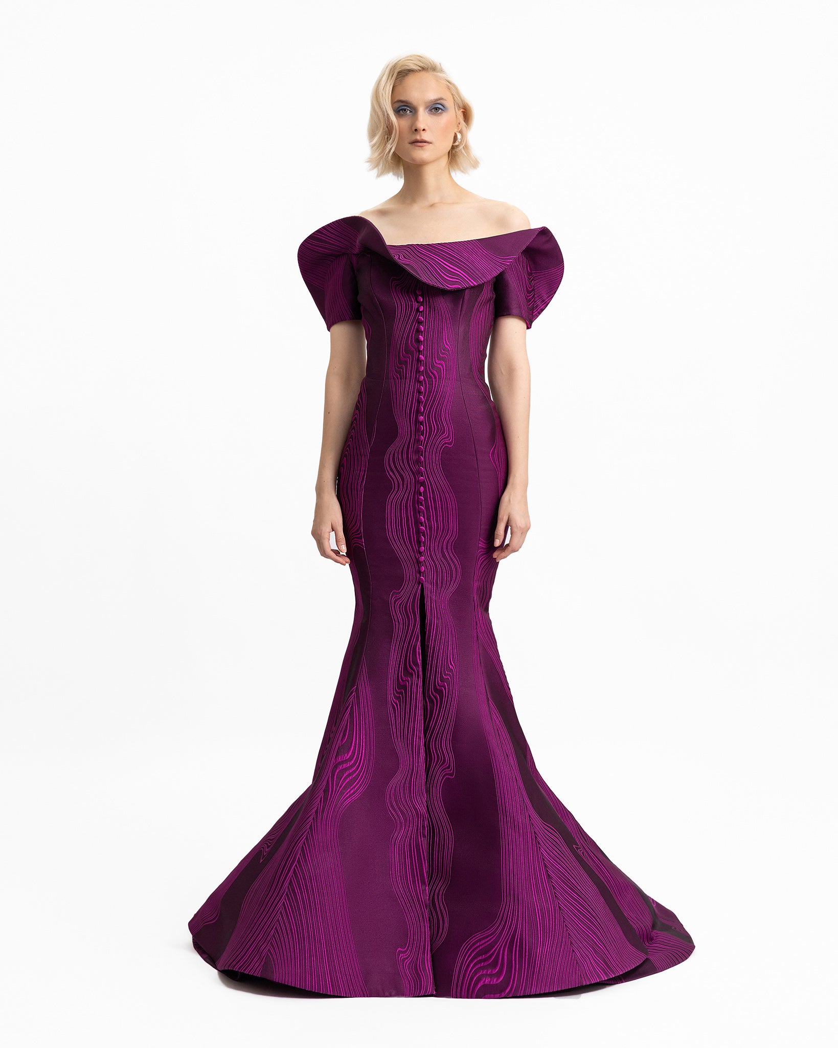 Draped Off-Shoulders Dress