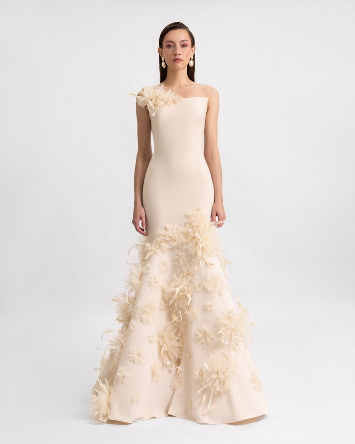 Mermaid - Cut Strapless Dress - Gemy Maalouf
