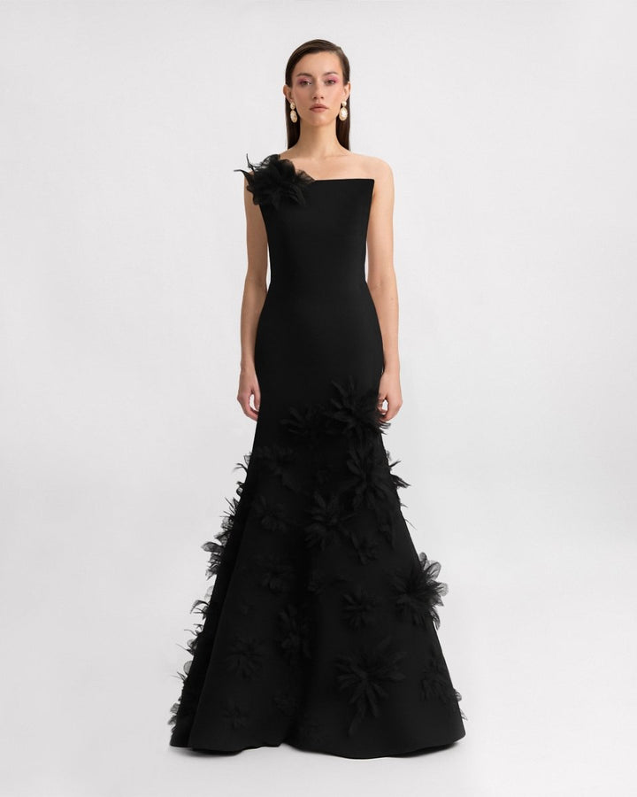 Mermaid - Cut Strapless Dress - Gemy Maalouf