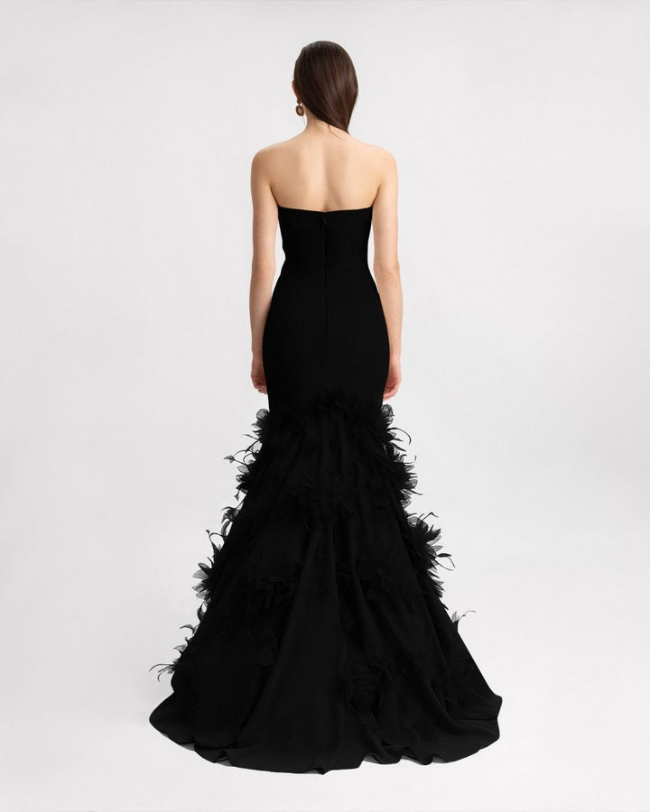 Mermaid - Cut Strapless Dress - Gemy Maalouf